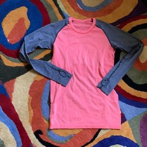 Lululemon long sleeve Swiftly Tech running shirt